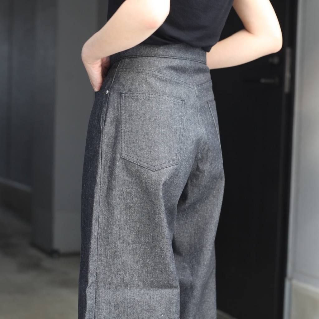 ※6/24掲載削除　RIGID DENIM WIDE PANTS Womens rigid denim wide pants