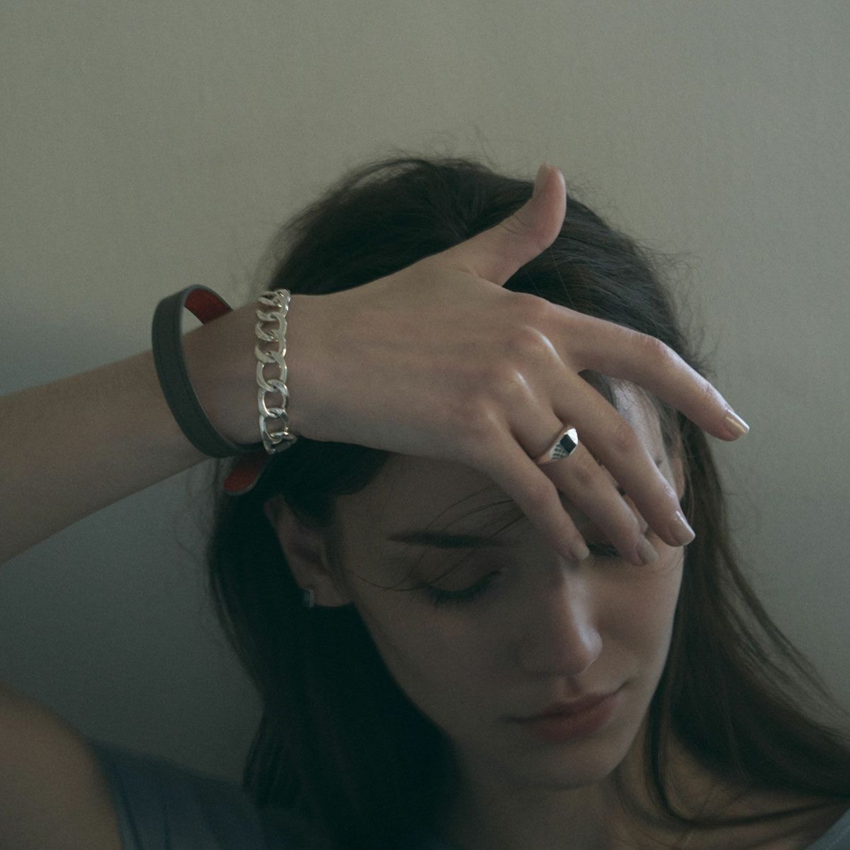 【お取り寄せ注文可能】Shine Pinky Ring(BLACK)