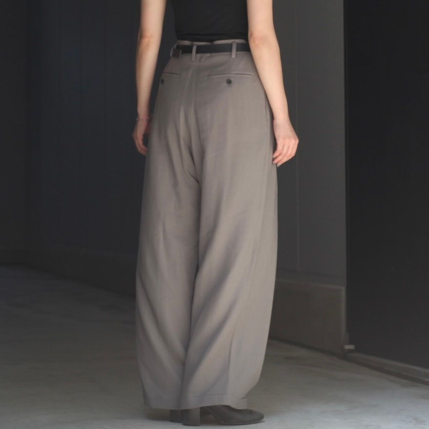 【残り一点】3 Tuck Wool Serge Trousers