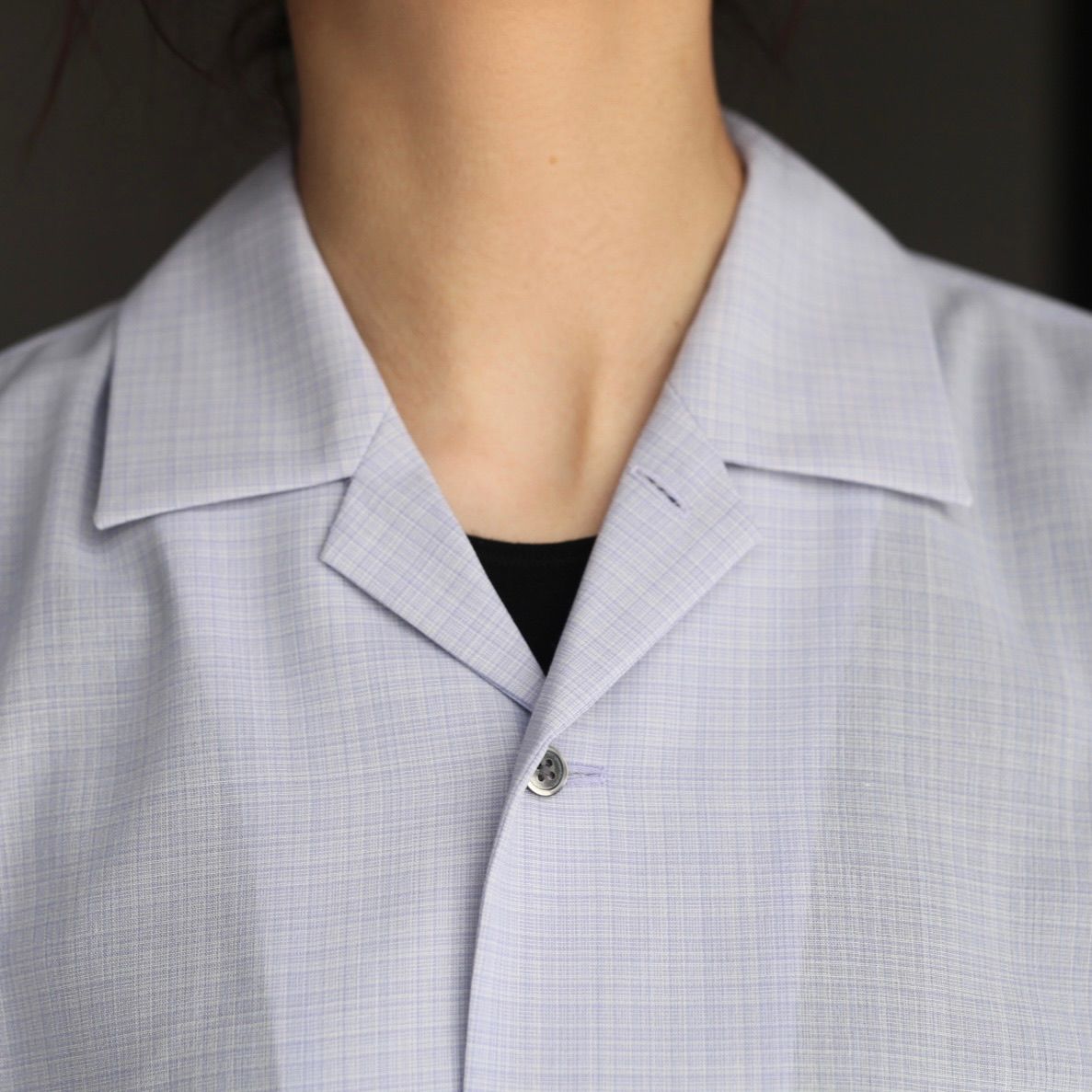 【残り一点】Open Collar Shirt_C