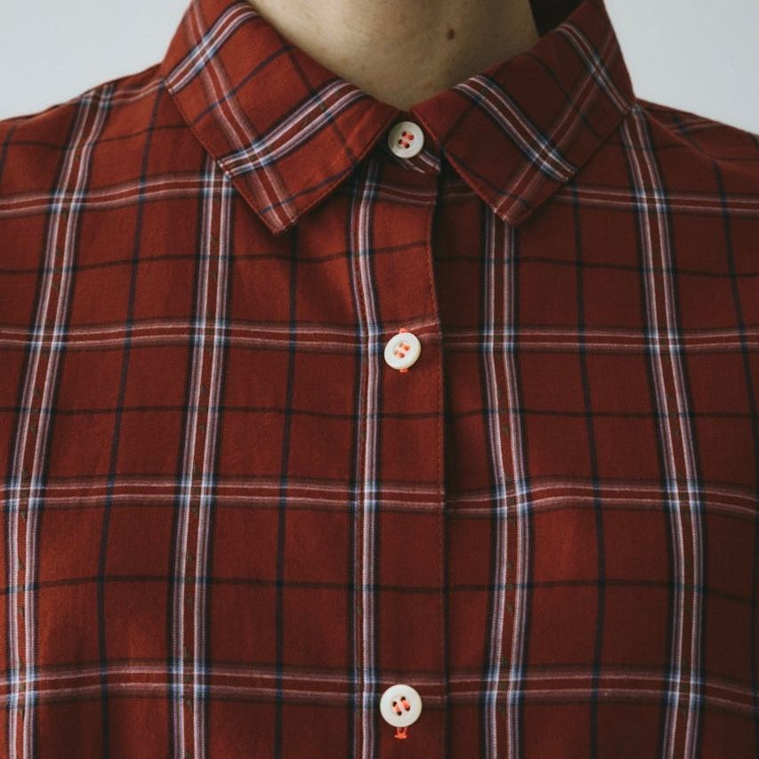 【残り一点】Side gather Aline blouse