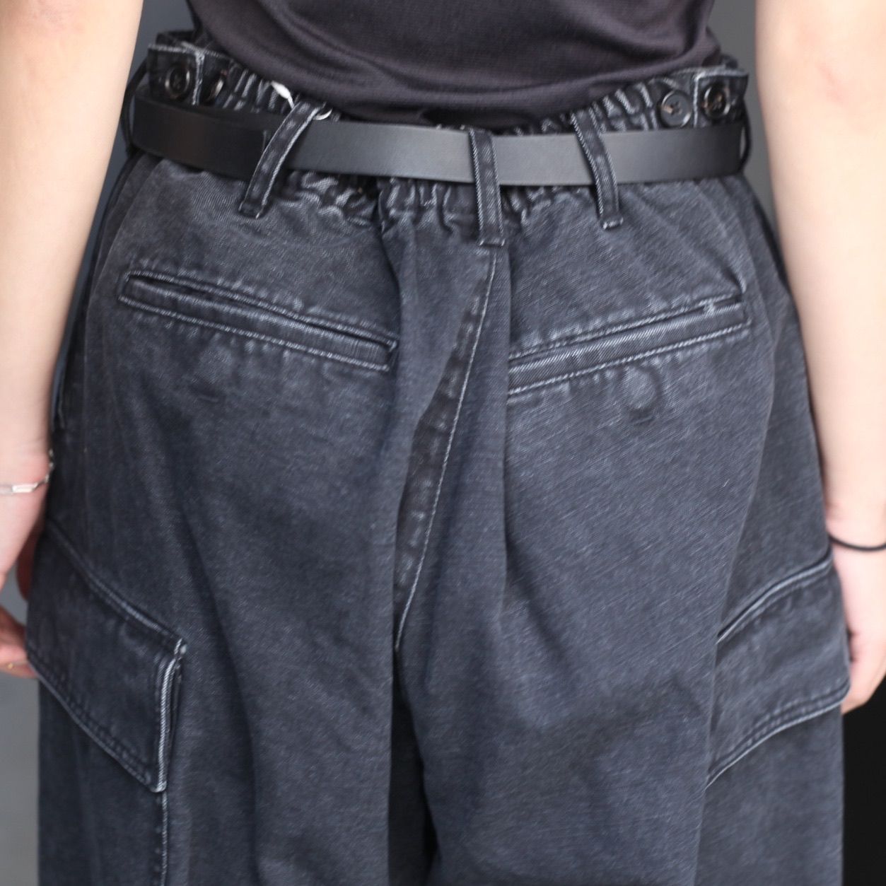 【残り一点】Fade Wide Military Trousers