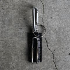【残りわずか】Spring Clip Key Holder(CLIX_CROCO GRAIN)