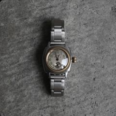 【残り一点】Coussin Early Stainless Rivet Belt(WOMEN/SILVER)