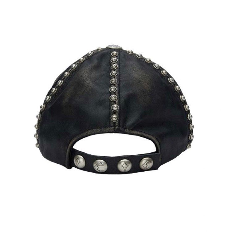 【残りわずか】Studded Washed Leather Cap
