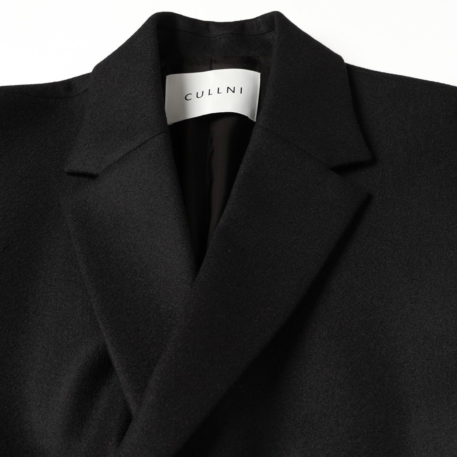 【残り一点】Wool Melton Tie Locken Long Chester Coat