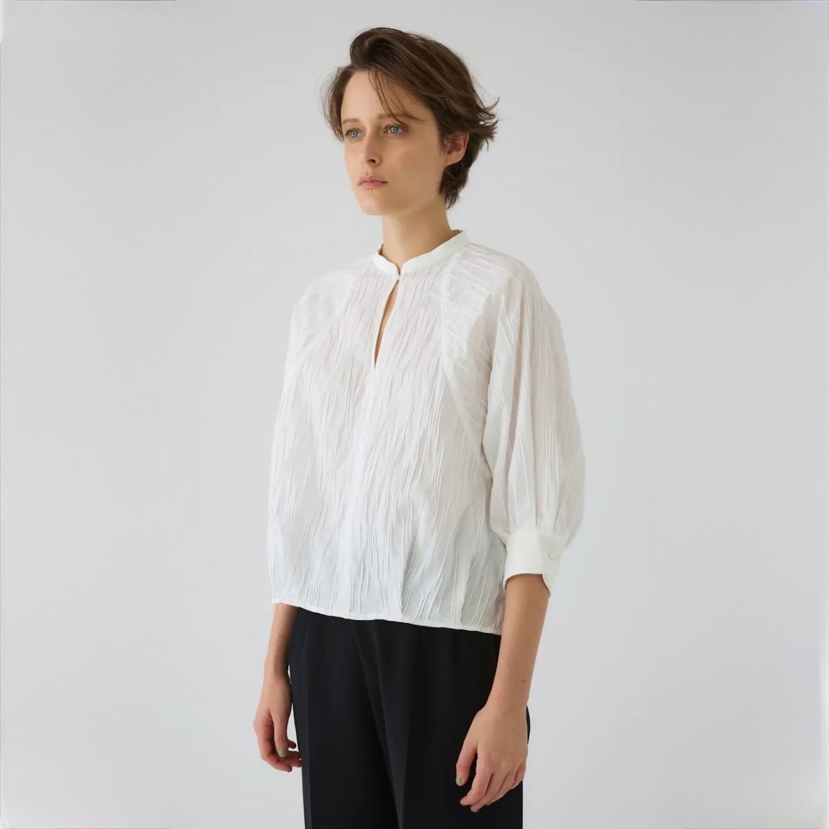 【残り一点】Tuck Pleats Raglan Blouse