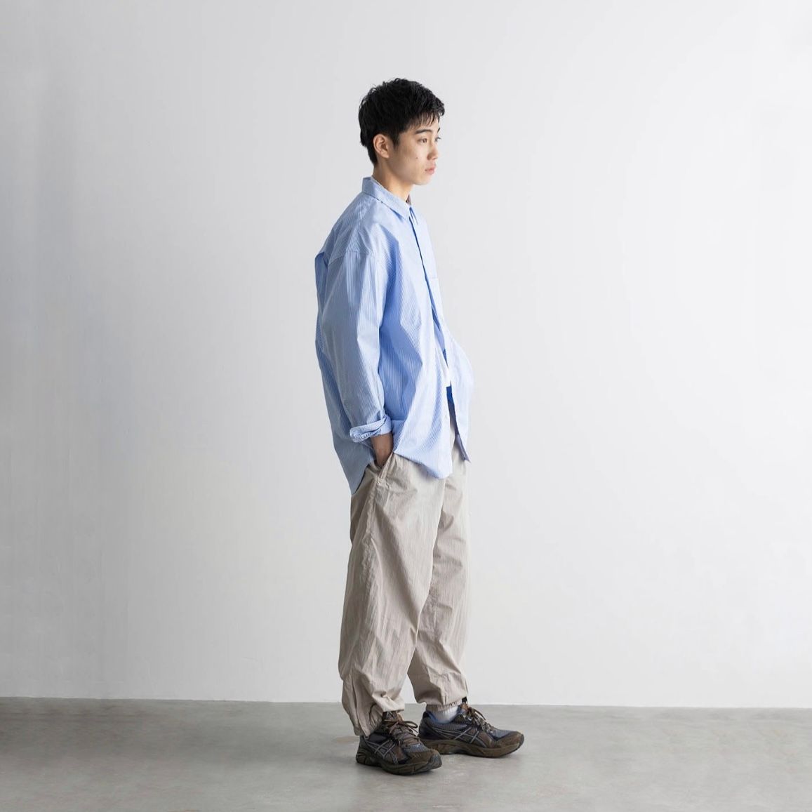 【残り一点】Loose Stripe Shirt L/S