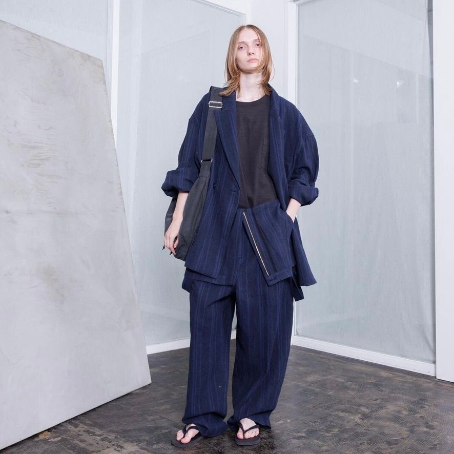 【残り一点】ダブルテーラードジャケット(LINEN/COTTON)