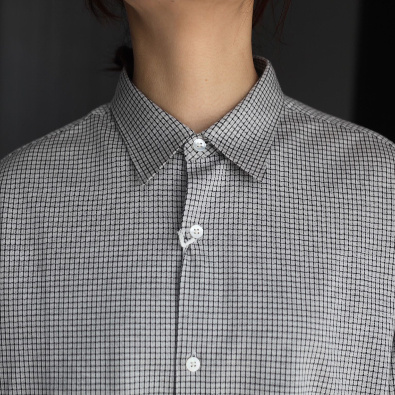 【残り一点】36G Modest Check Shirt