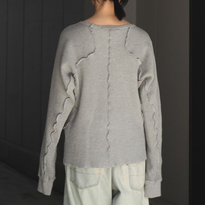 【残りわずか】Waffle Thermal Long Sleeve T-shirt