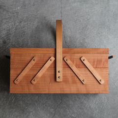 【残りわずか】ソーイングボックス_大(CHERRY)