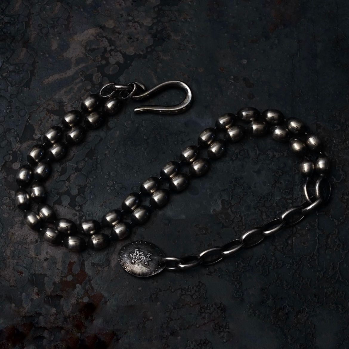 【お取り寄せ注文可能】Oval Bowl Chain W Bracelet