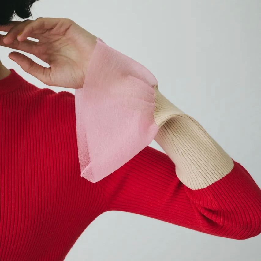 【残り一点】Flare Sleeve Knit Tops