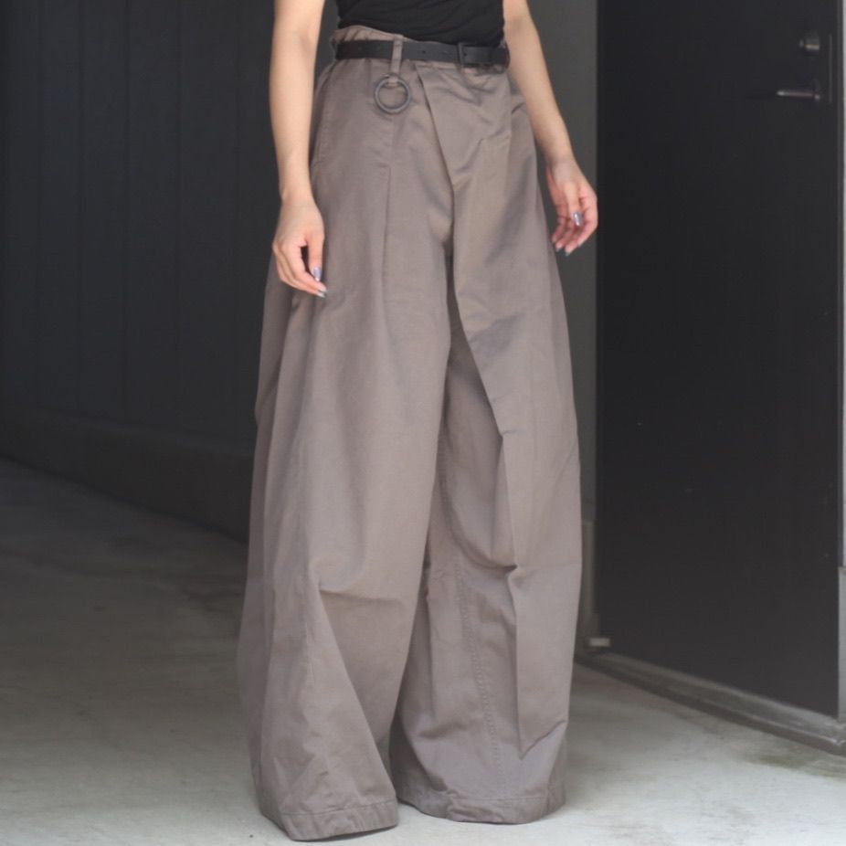 【残り一点】Wrapped Work Trousers With Night-Cut(AGED TWILL)