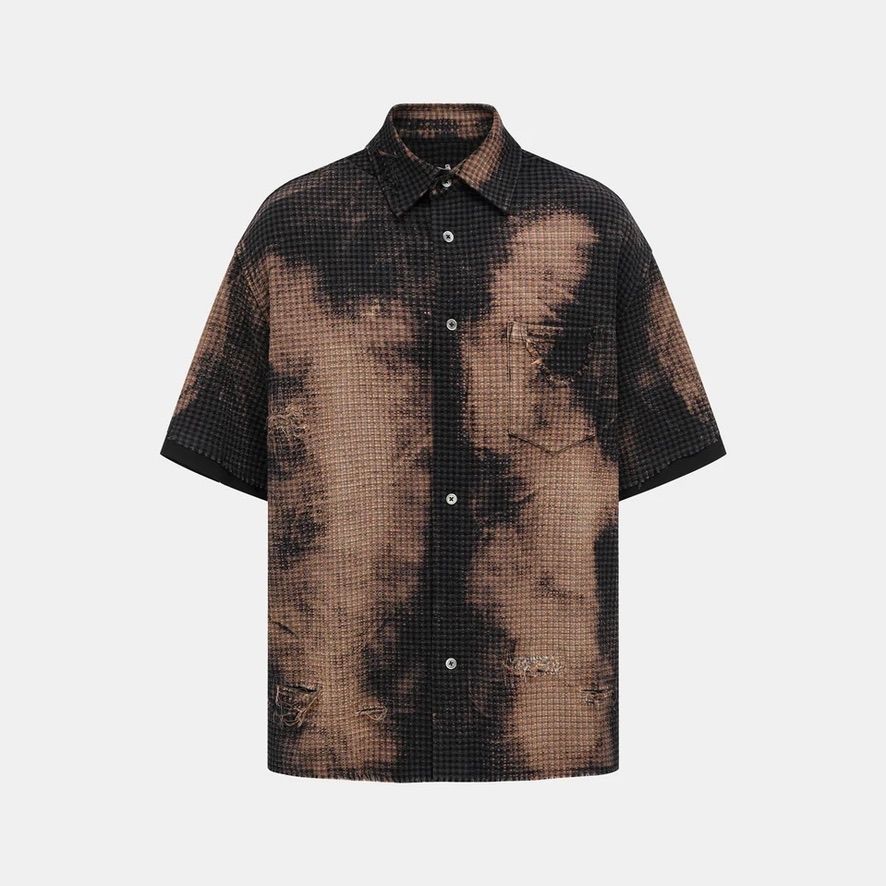 【残り一点】Short Sleeve Shirt in Decayed Check