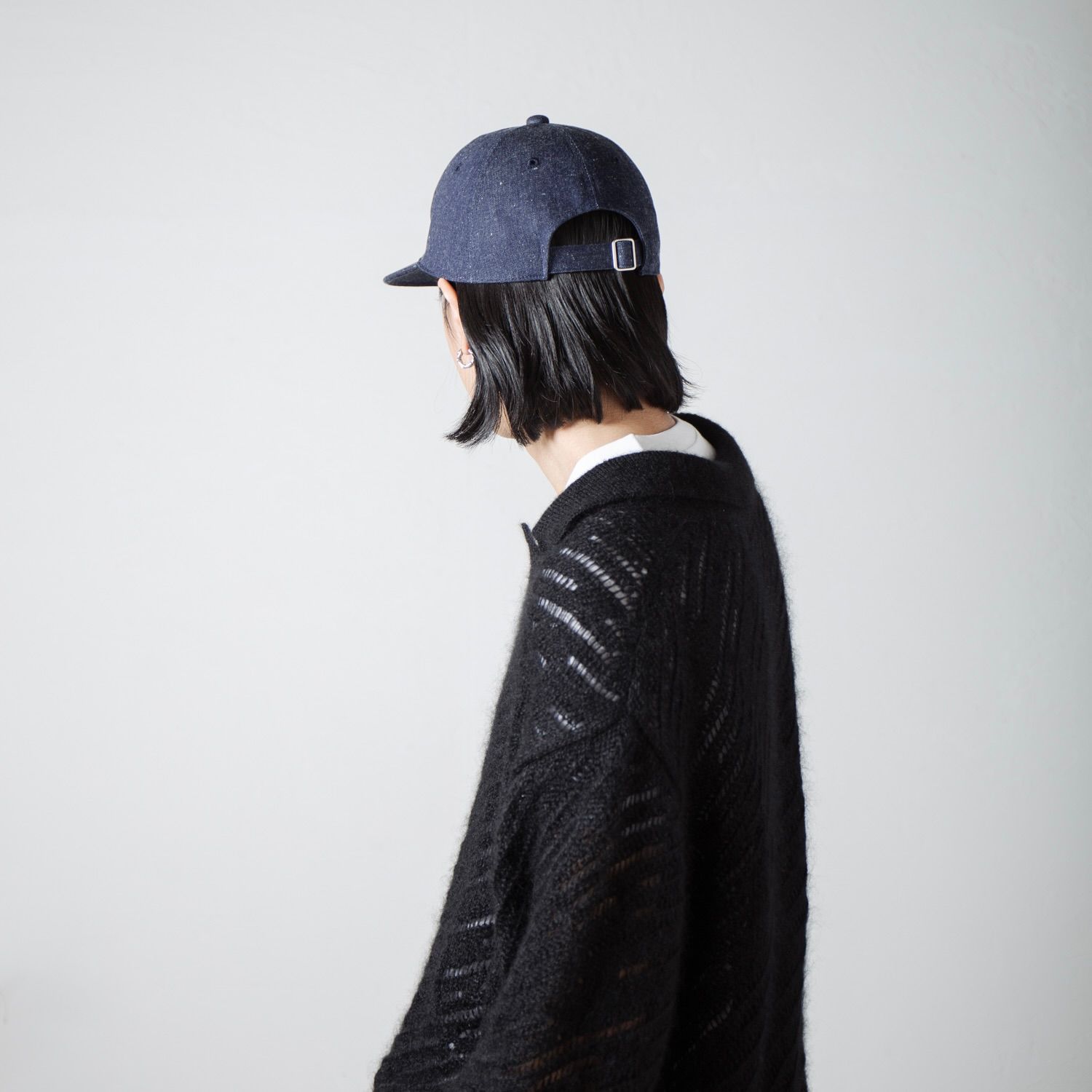 【残り一点】Flat Visor Denim Cap