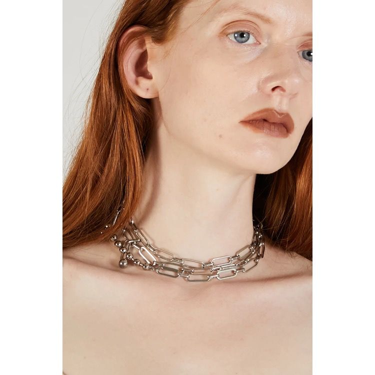 【残り一点】Box Chain Lariat Necklace