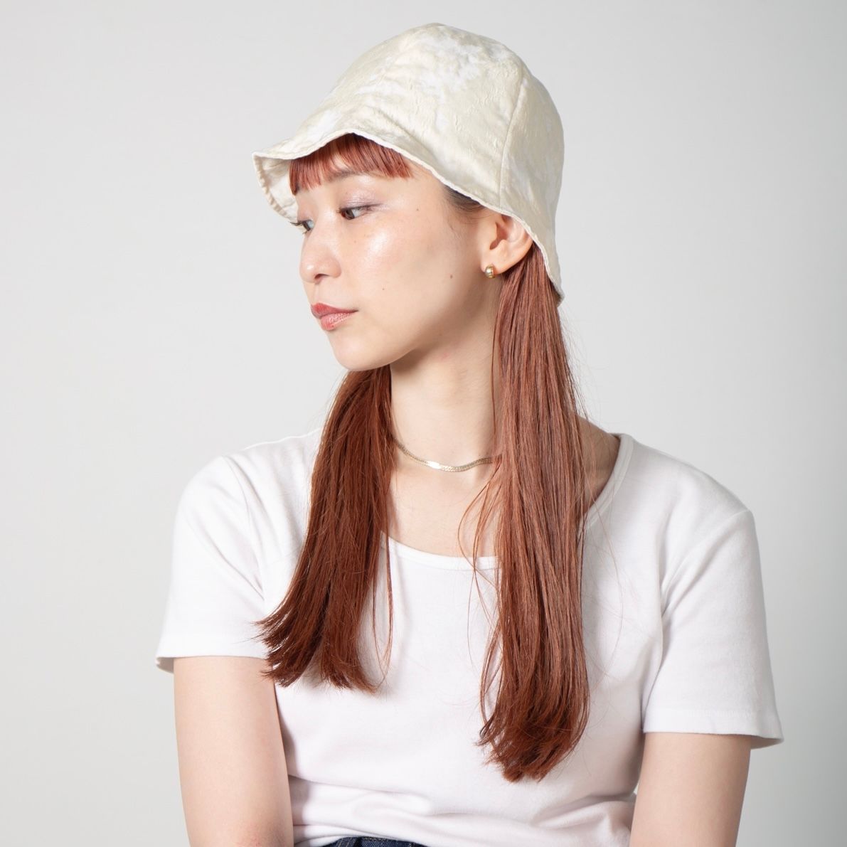 【残り一点】Jacquard Tulip Hat