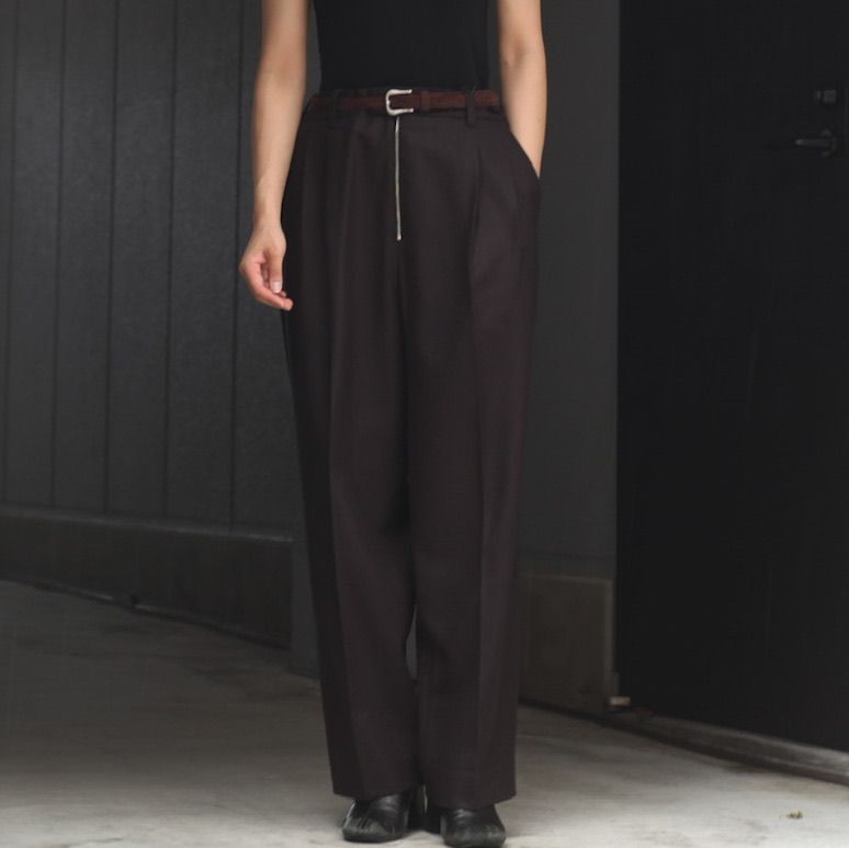 stein - 【残りわずか】EX Wide Tapered Bare Zip Trousers | ACRMTSM