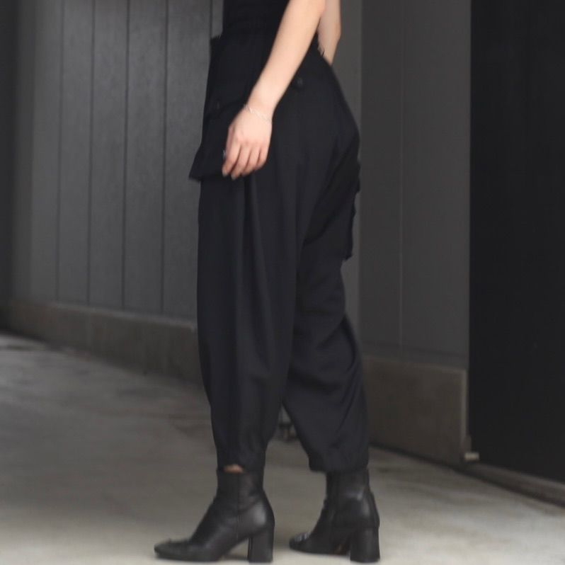 Yohji Yamamoto ポケットアレンジパンツ yohji yamamoto - Yohji Yamamoto [HN-P70-404 / ポケット
