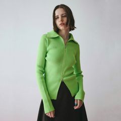 【残り一点】Zip Up Knit Tops