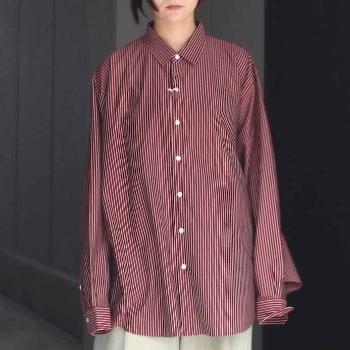 【残り一点】46G Atmosphere Stripe Shirt