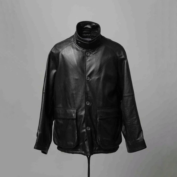 【残り一点】Sheep Leather Front Button Single Blouson