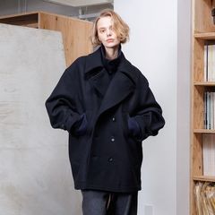 【残り一点】ダブルメルトンオーバーピーコート