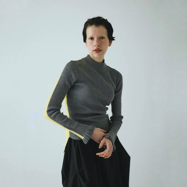 【残り一点】Bicolor Cuff Frill Tops