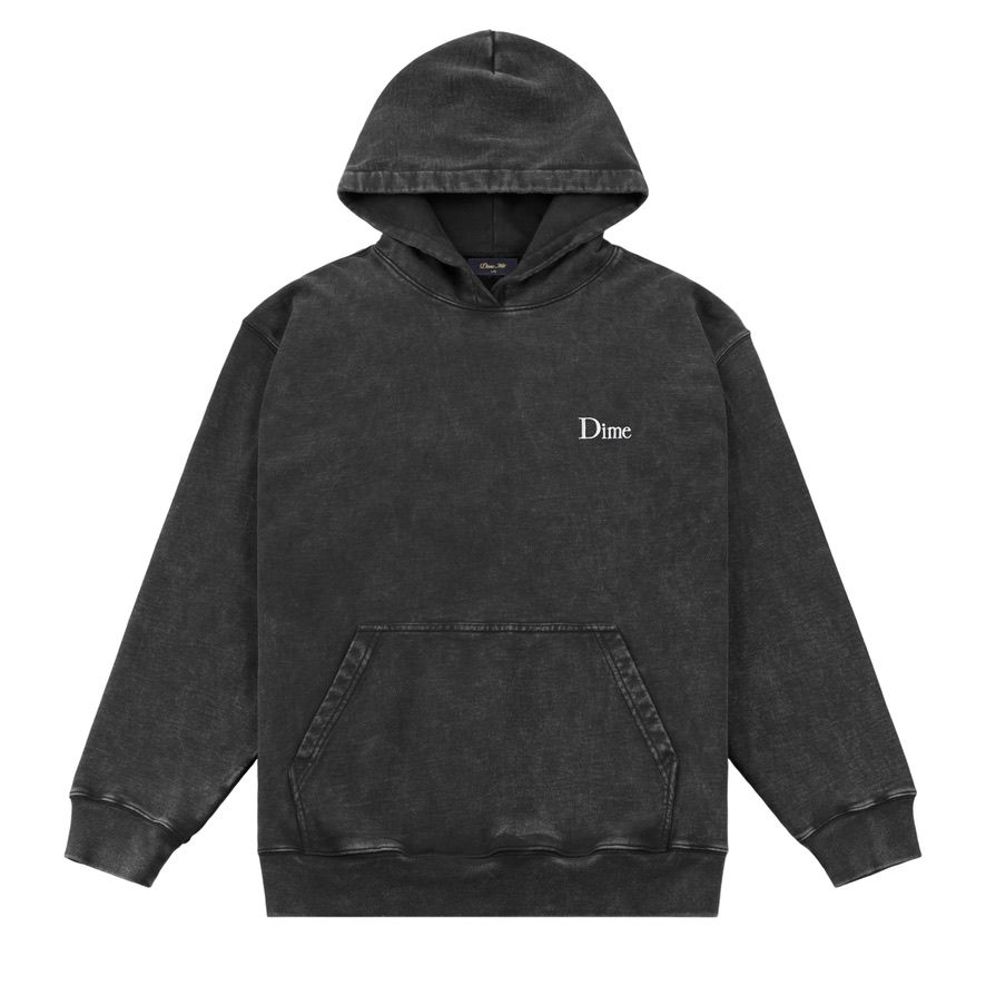 【関税込み】Dime ブラック Classic フレンチテリー フーディ Dime: ブラック Classic フレンチテリー フーディ | SSENSE 日本