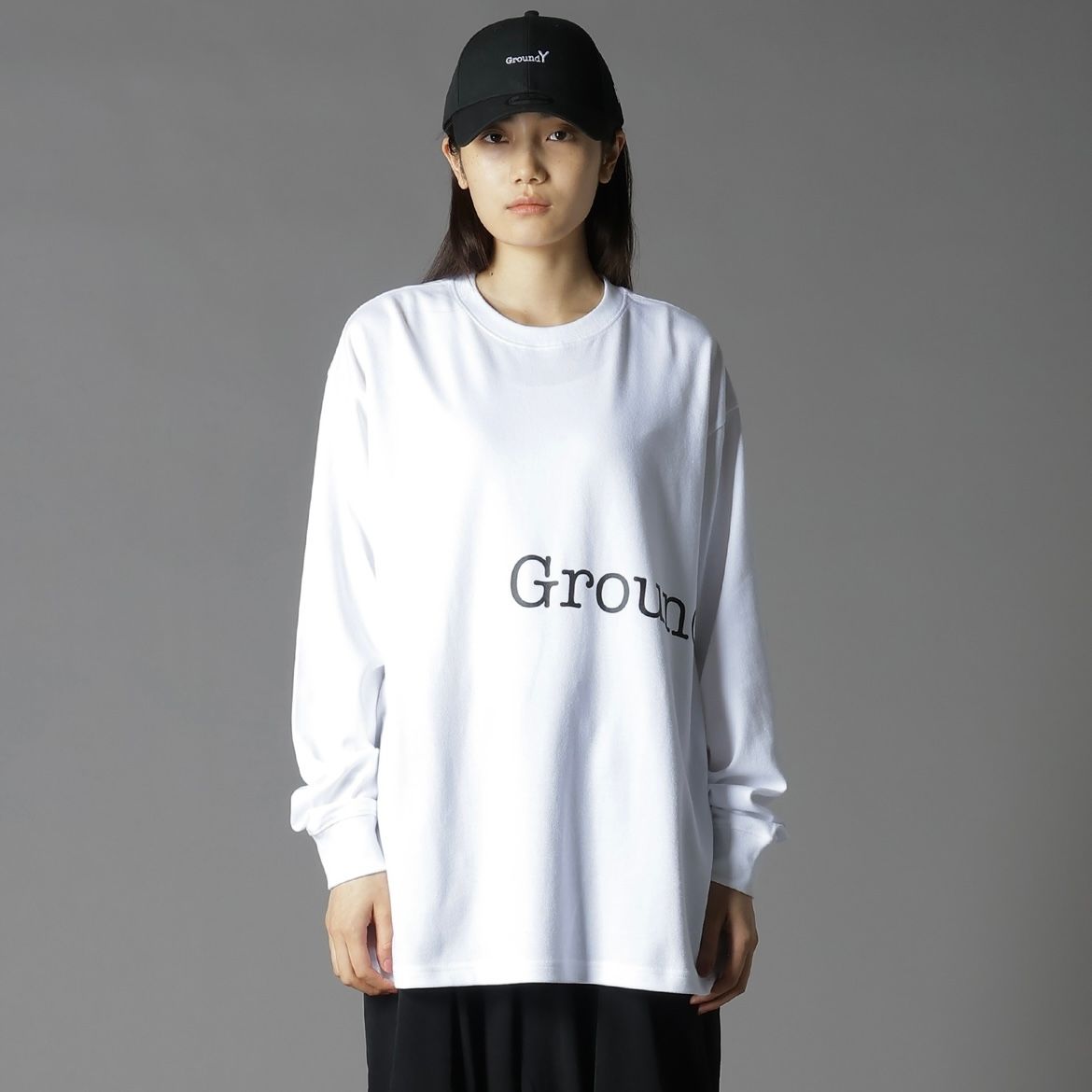 【残りわずか】ロングスリーブPA Tee(GY LOGO)
