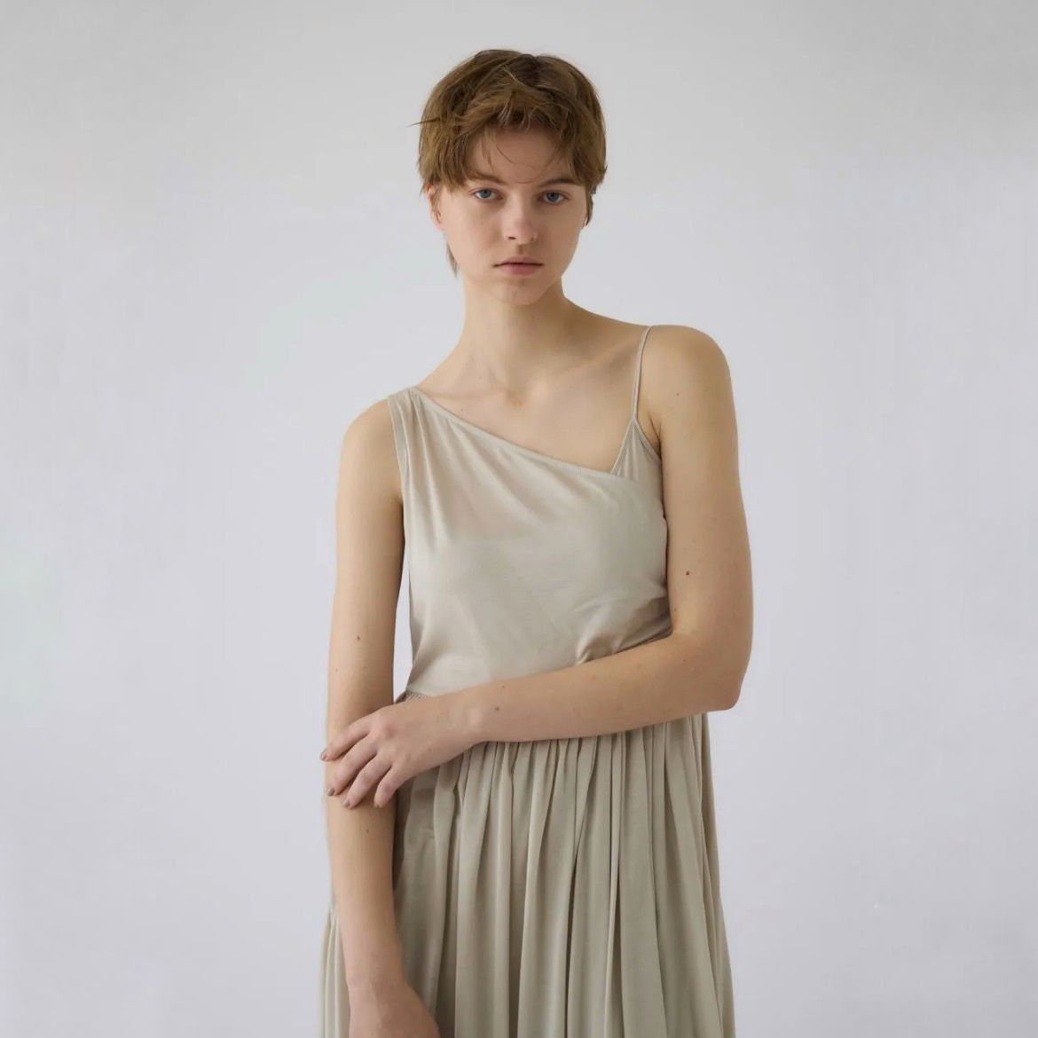 【残り一点】Drape Thin Gather Cami