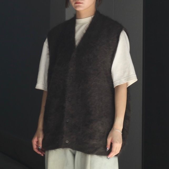 【残り一点】Cashmere Shaggy Knit Vest