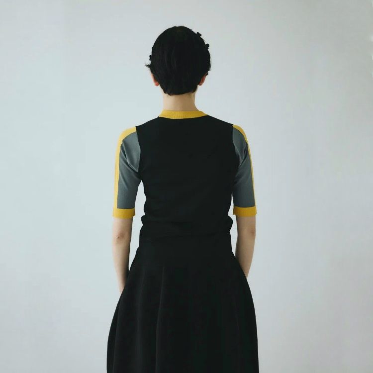 【残り一点】Color Block Knit Tops