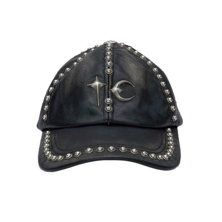 【残りわずか】Studded Washed Leather Cap