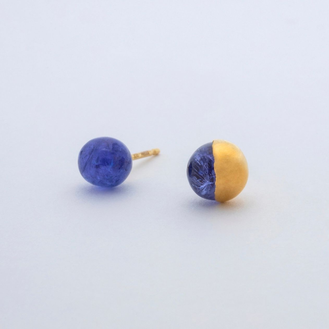 PREEK - 【残り一点】Rough Stone Amethyst Earrings(両耳用