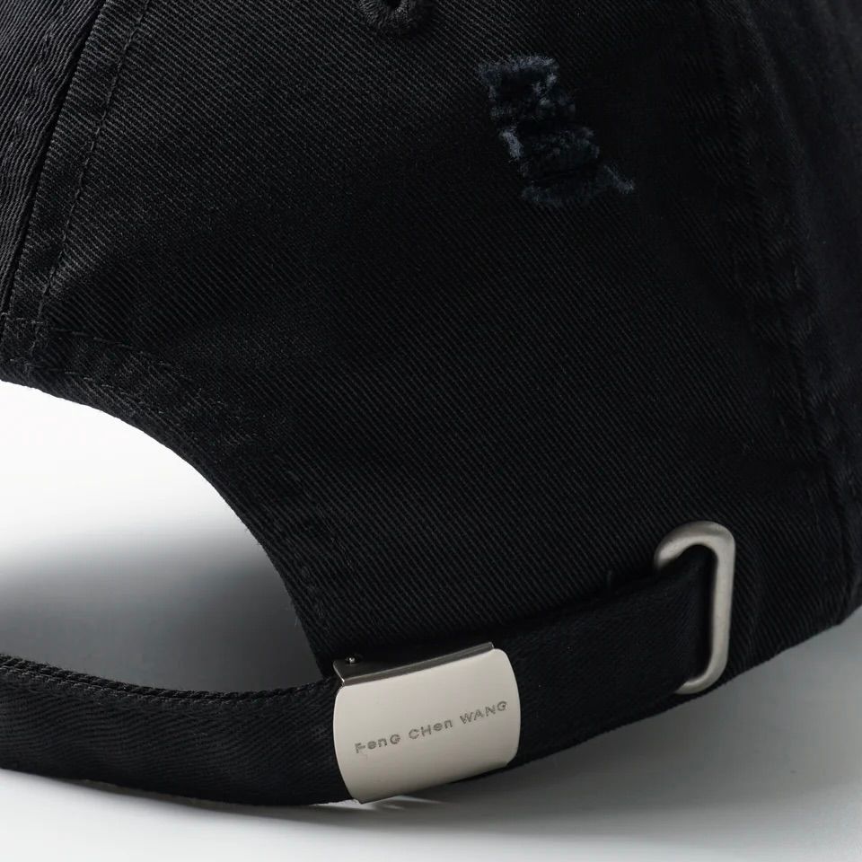 【残り一点】Black Plaid Panel Baseball Cap