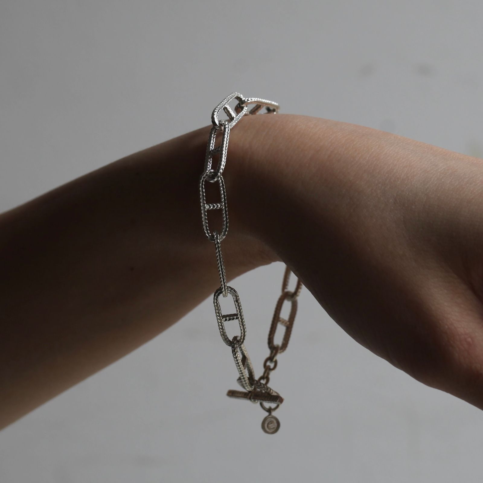 【残り一点】Rope Anchor Chain T-BAR Bracelet SMALL(7mm)