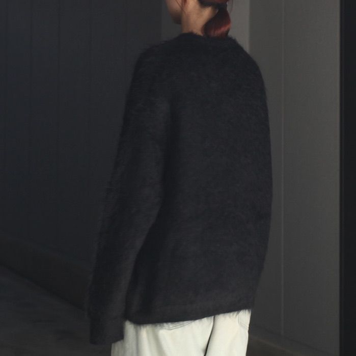 【残りわずか】Kid Mohair Knit Crew Neck LS