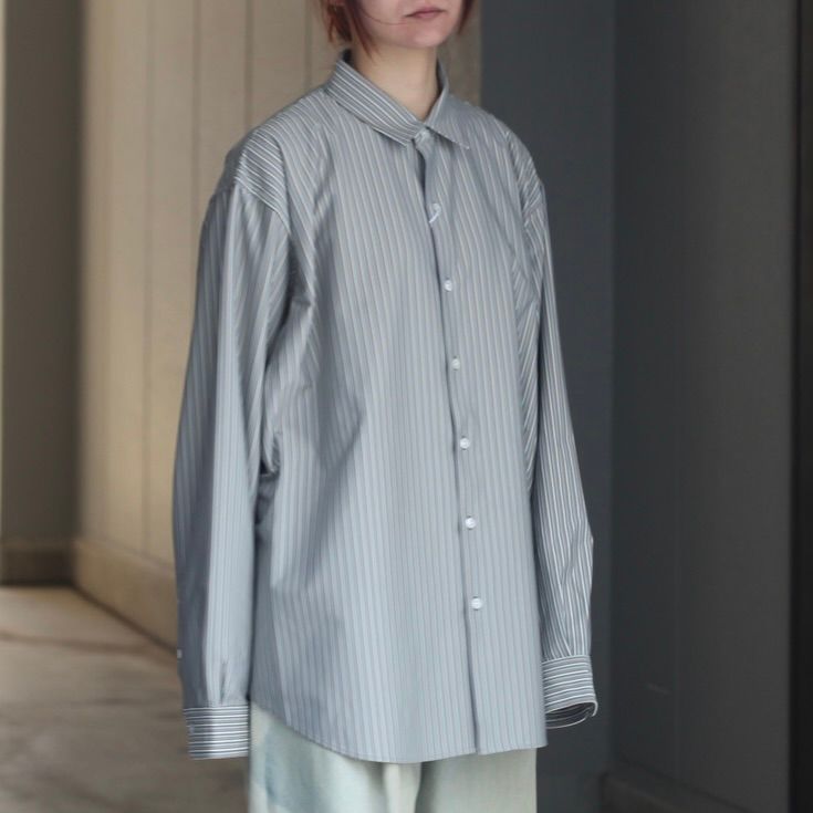 【残り一点】46G Atmosphere Stripe Shirt