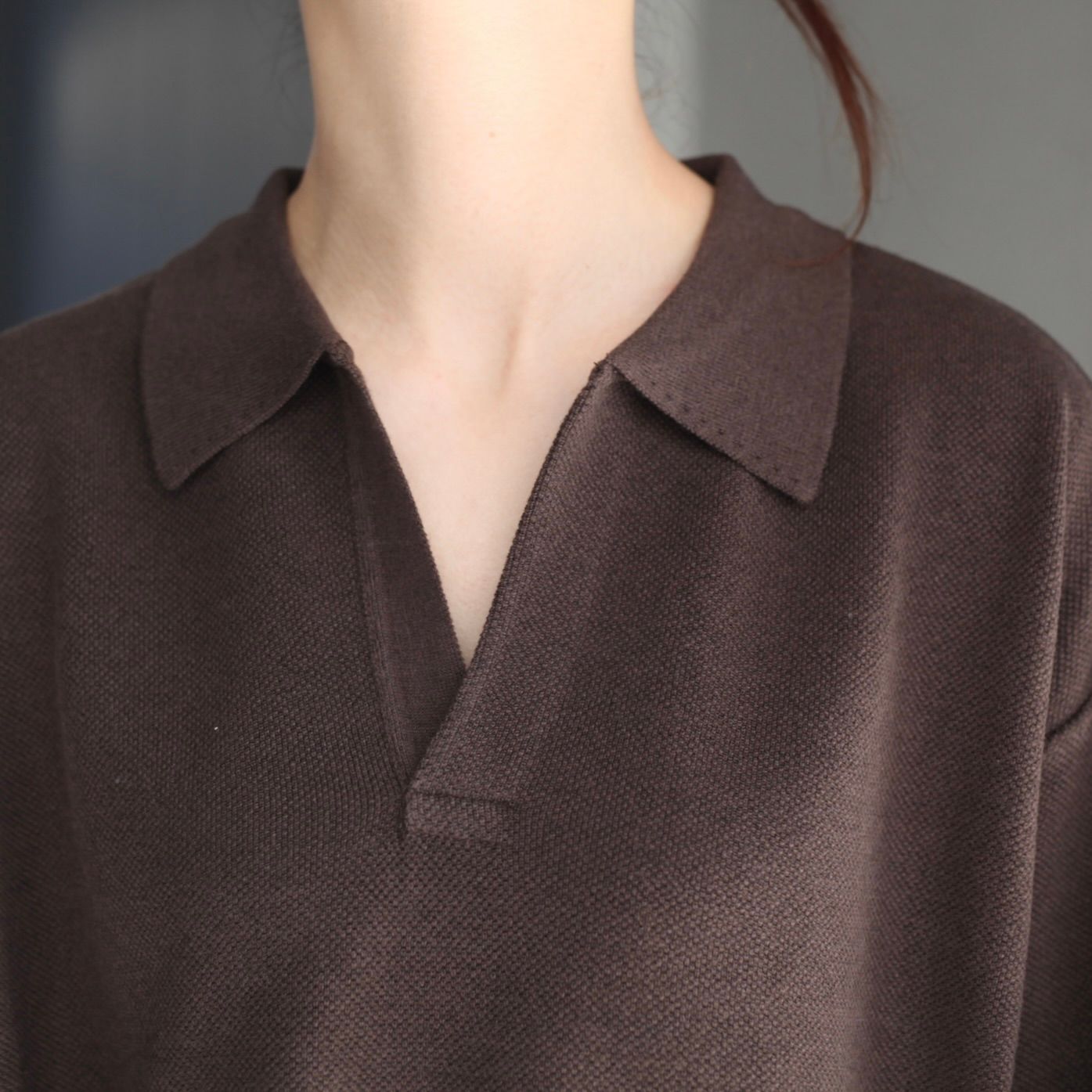 【残り一点】Co/Wo Moss Stitch Skipper