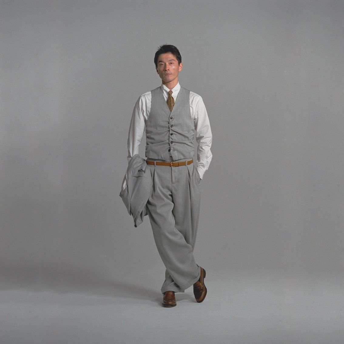 【残り一点】Double Inverted Tuck Trousers