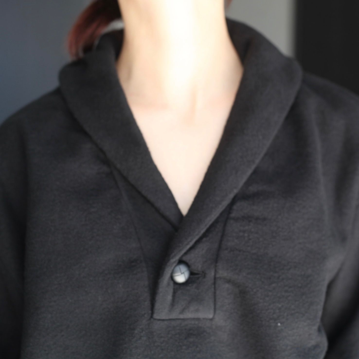 【残り一点】Shawl Collar Cotton Fleece Jacket