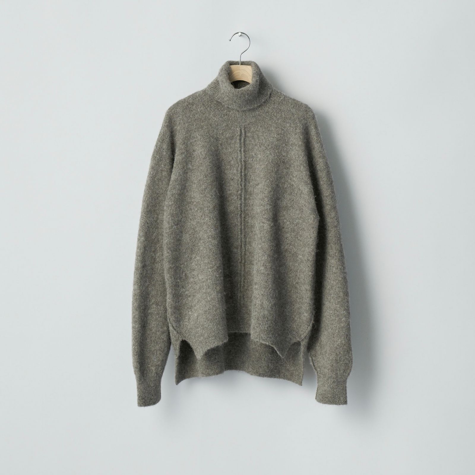 【残りわずか】Wool/Alpaca Knit Loose Turtle Neck PO