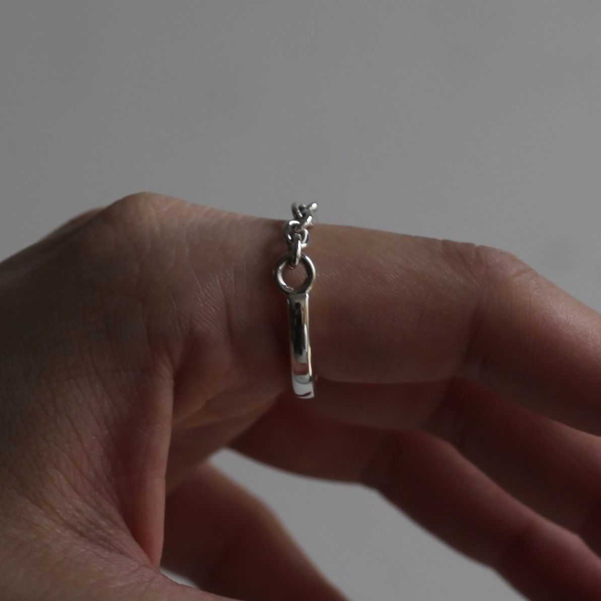 【残り一点】Oval Link Chain Ring