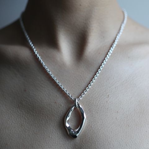 【残り一点】Crockery Ring Pendant_L