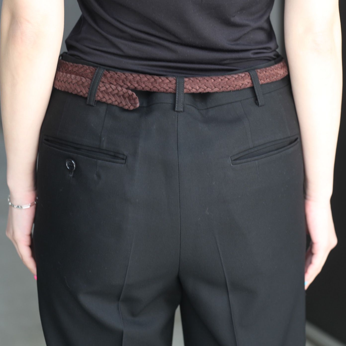 【残り一点】Wool Straight Trousers
