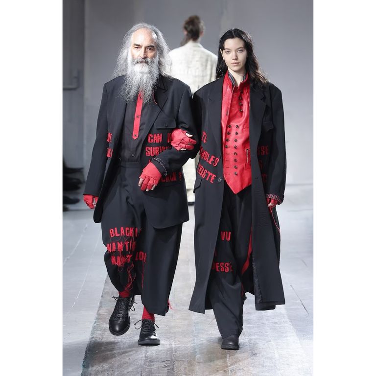 Yohji Yamamoto - 【残り一点】赤ラインロングジャケット | ACRMTSM 