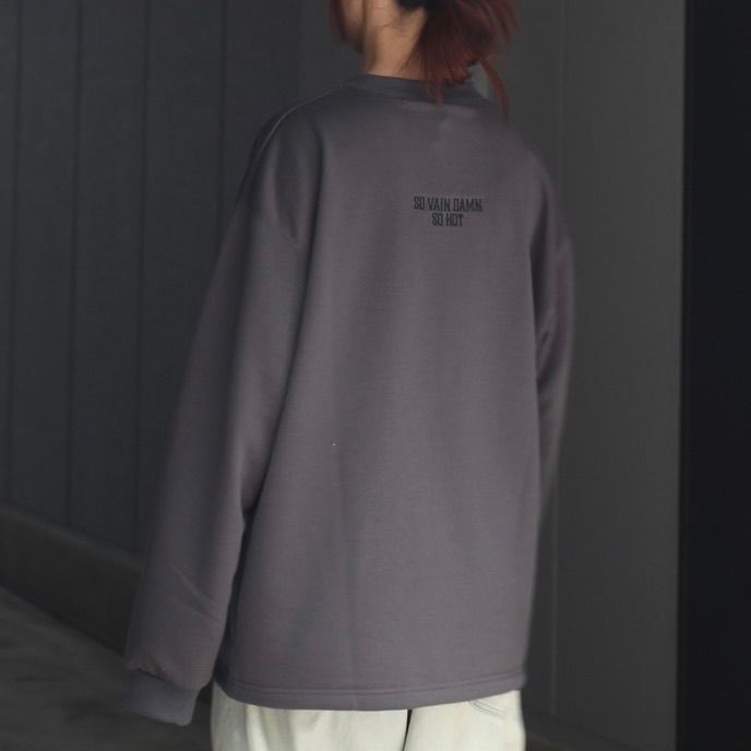 【残り一点】Calee National Logo Drop L/S Tee
